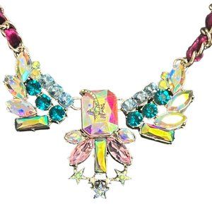 Betsey Johnson Star-Filled Necklace NWT